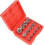 14Pcs E Star Torx Socket Set Female Torque External Hex Sockets E4-E24 Tool 1/2"