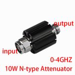 10W N-Type Fixed Coaxial RF Attenuator 10dB DC-3GHz M-F Mobile Ham Radio Testing