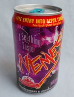 Rare Vintage Nemesis Alton Towers Empty Drinks Can From 1994 Made By Coca Cola