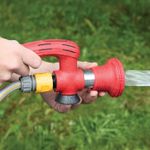 Powerful Blaster Hose Nozzle - Comfort Grip - Universal Hose Connector