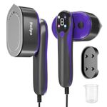 Travel Garment Steamer, 2-in-1 Handheld Iron, 20s Heat, 20g/min Steam Purple