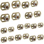 10 PAIRS OF BAR SHOWER VALVE PROFESSIONAL FAST FIX EASY FIT KIT WALL BRACKETS
