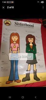 Daria No. 1644 'Sisterhood' Poster MTV 1997 - Unused/Unrolled