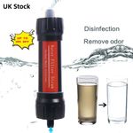 Outdoor Mini Water Filter Straw Camping Purification Survival Emergency Supplies