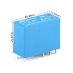 SONGLE Mini Power Relays SMIH-05V 12V 24VDC-SL-A -SL-C 16A 6-Pin 8-Pin For PCB