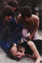 TOM MURRAY, 'UNTITLED I', LIMITED EDITION BEATLES PRINT 73/195, SIGNED & COA