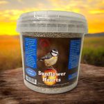 Wild Bird Seed  Sunflower Hearts -5 Litre tub-FREE 500ml CAN WITH EVERY ORDER