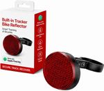 Bike Tracker with Built-In Locator Hidden in a Bicycle Reflector, No Airtag Need