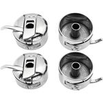Sewing Machine Bobbin Case Stainless Steel Front Loading For Singer Brother 15