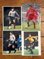 Jari Litmanen Liverpool FC Signed Colour Photos x 4