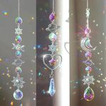 Crystal Wind Chime Rainbow Maker Sun Catcher Dream Catcher Pendant Home Garden
