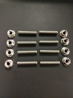 Yamaha FZS600 Stainless exhaust studs and flange nut kit 600 Fazer 98-04