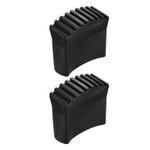 2Pcs Rubber Steep Ladder Non-Slip Feet Mat Pad Cover Black for Ladder Protection