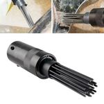 AIR NEEDLE DESCALER RUST PAINT REMOVER FITS UNIVERSAL AIR HAMMER CHISEL GUN