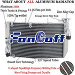 Aluminium Radiator For 2001-2006 2001 2004 Honda CBR 600 CBR600F4 CBR600F4i