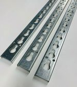 Show Jump Key hole tracking - galvanised 1.2m strip 