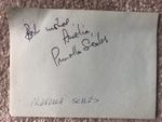 Prunella Scales Hand Signed Card