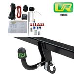 For Skoda OCTAVIA Towbar Fixed 2013 to 2020 + Universal 7 Pin Universal Wiring