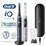 Oral-B iO9 DUO Electric Toothbrush Black Onyx and Rose Quartz
