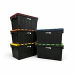Heavy Duty Storage Tote Boxes Brand New - 63 Litre 30kg Capacity Strong Storage