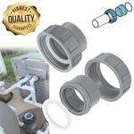 2" PVC Connector 006723F with 2 Nut Heater Flange Kit fit for Raypak Pool Heater
