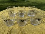 6 x Jack Daniels Tennessee Sipper Squire's Rare Whiskey / Bourbon Glasses