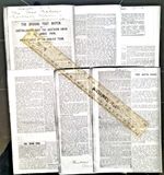 1911/12 NORTHERN UNION v AUSTRALASIANS, 3 Test Match reports, excellent!