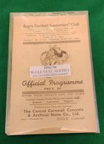 1955/56 Bugle FC V St. Austell South Western League Football Programme VGC