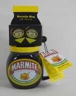 Marmite Ceramic Mug Gift Set with 2 x 8g Marmite (Best Before Sept 2021) NEW