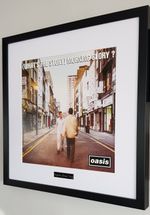 Oasis Framed Genuine Album Cover What's The Story Morning Glory Liam Gallagher