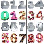 Number Cake Pan Mould Tin 0-9 Large Small  Bakerware  Baking  Birthday Party UK