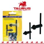 2x  CHUCK Key Set Drill Machine Lathes Pillars Tools Home Garage DIY UK FREE P&P