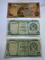 1967 Central Bank Of Malta £1 Banknotes x 3