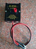 Zetagi OVP 16 Regulated Protected Power Supply 25A Max, Black, REDUCED PRICE