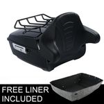 King Trunk Top Rack Backrest For Harley Touring Road King 2014-20