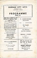 Durham City v Ferryhill Athletic (Northern League) 1956/1957