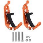 2Pcs 17-40mm Quick Release Axe Shovel Holder Roof Rack Vehicle Wall Mount Clamp
