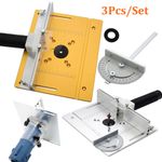 Multifunctional Aluminum Router Table Insert Plate For Woodworking Benches Table