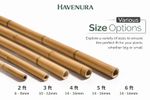 Strong Heavy Duty Bamboo Garden Canes 2ft-6ft Thick Plant Support Stakes