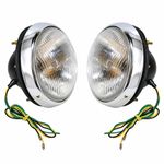 12v Headlights Fits For Bedford Jaguar Land Rover MG Morris Mini Austin Ford