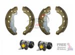 FITS NISSAN MICRA K 11  92-03  SET OF REAR BRAKE SHOE & TWO REAR WHEEL CYLINDERS