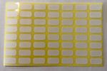 Small White Price Labels 9 x 18mm Price Stickers Tags Plain Sticky Peel-able
