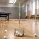 Ball Collector Large Capacity Tennis Ball Picker Lightweight Rolling Basket for