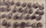 4 Amethyst Crystal Pendant Raw Natural Small Gemstone for making Necklaces (FB)