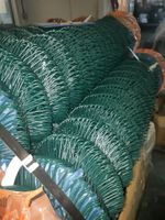 Green Chain Link Fencing  3ft 900 x 25mtr 2.1/3.1 PVC Coated c/w Line Wire