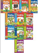 Leap Ahead Home Learning English Maths Workbook KS1 KS2 Age 3-4 4-5 5-6 6-7 8-11