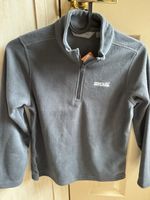 Regatta Hot Shot II Kids Fleece Grey 1/4 Zip Outdoor Pullover Age 7/8 BNWT