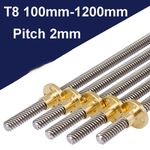 8mm Threaded Rod Trapezoidal Lead Screw T8 Nut For 3D Printer CNC Stepper Motor