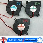 Silent 5015 Radial Blower Cooling Fan DC 5v 12v 24v for printer parts 50*15
