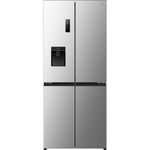 Fridgemaster MQ79460DS 79cm Frost Free American Fridge Freezer Silver D Rated